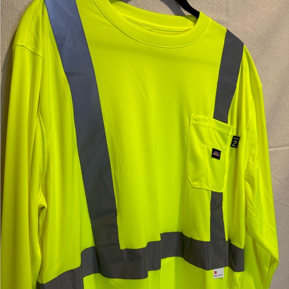 NWT Dickies Neon Reflective Long Sleeve Shirt - Picture 5 of 8